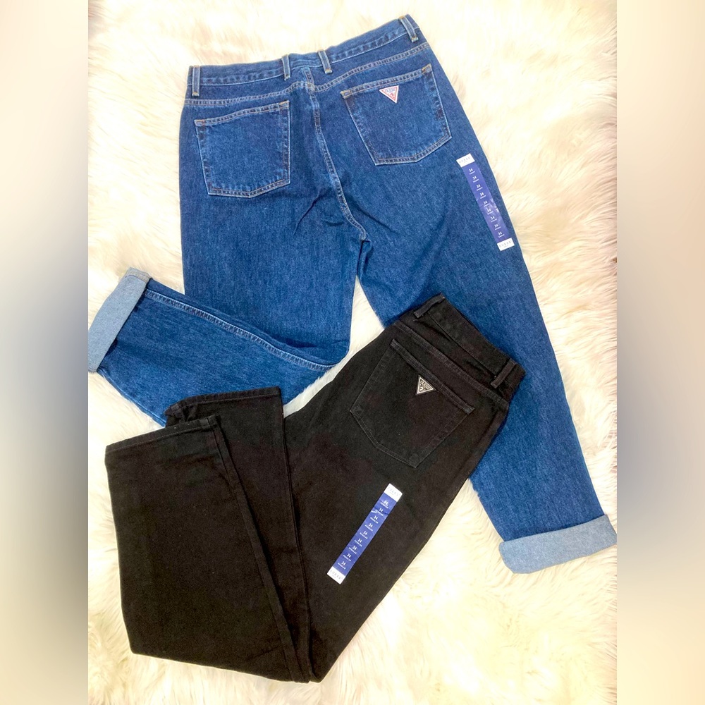 Vintage Guess Womens 34  Classic Fit High Waist 90s Mom Jeans